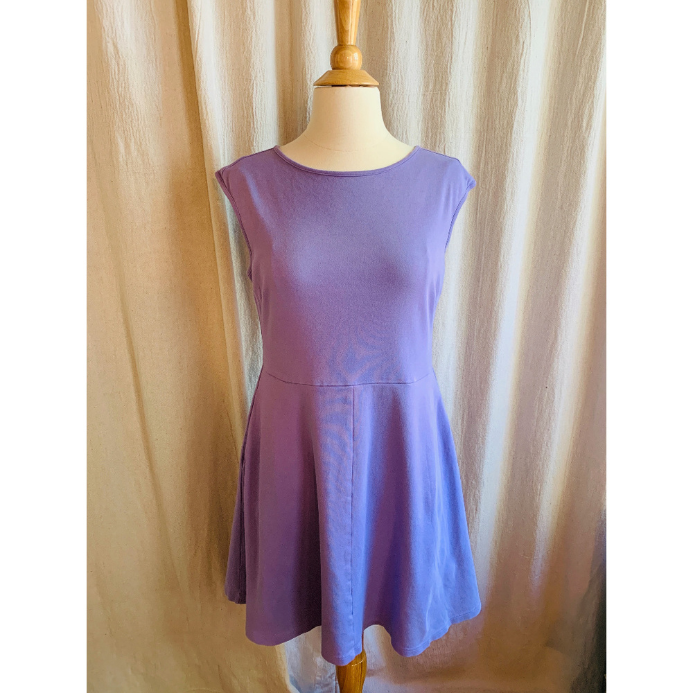 New York & Company Lavender Dress with Pockets